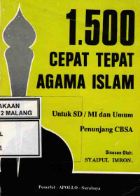 1500 Cepat, Tepat Agama Islam