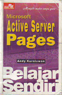 Belajar Sendiri Microsoft Active Server Pages