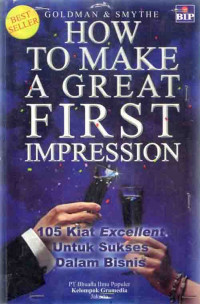 How To Make A Great First Impression