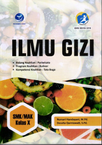 Ilmu Gizi Bidang Keahlian Pariwisata, Program Keahlian Kuliner, Kompetensi Keahlian Tata Boga