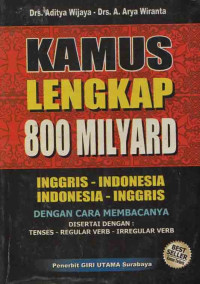 Kamus Lengkap 800 Milyard Inggris-Indonesia Indonesia-Inggris