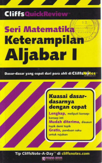 Cliffs Quick Review Aljabar I