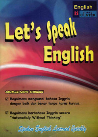 Let's Speak English Comunicative Tehnique