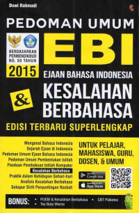 Pedoman Umum EBI (Ejaan Bahasa Indonesia ) Kesalahan & Berbahasa
