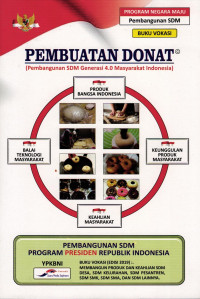 Buku Vokasi: Pembuatan Donat