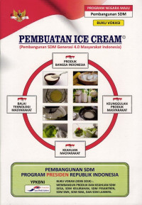 Buku Vokasi: Pembuatan Ice Cream