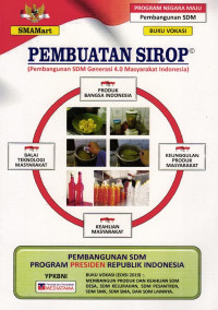 Buku Vokasi: Pembuatan Sirop