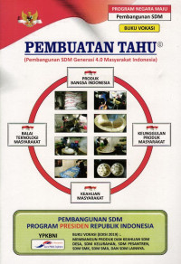 Buku Vokasi: Pembuatan Tahu