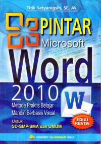 Pintar Microsoft Word 2010