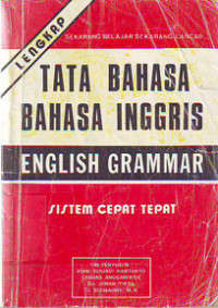 Tata Bahasa, Bahasa Inggris