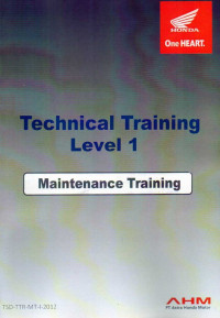 Technical Training Level 1 Maintenance Training