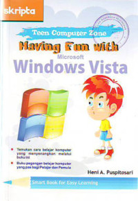 Teen Computer Zone Having Fun With Microsoft Windows Vista