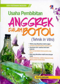 Usaha Pembibitan Anggrek Dalam Botol